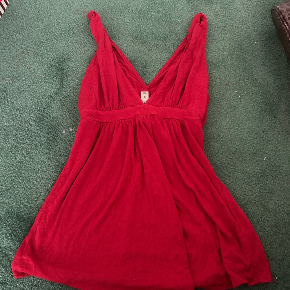 Red babydoll top Bitten by Sarah Jessica Parker - Picture 2 of 4